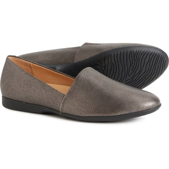 NEW Dansko Larisa Slip-On Loafers - Leather For Women in Pewter Metallic 7254s2 - Picture 4 of 9